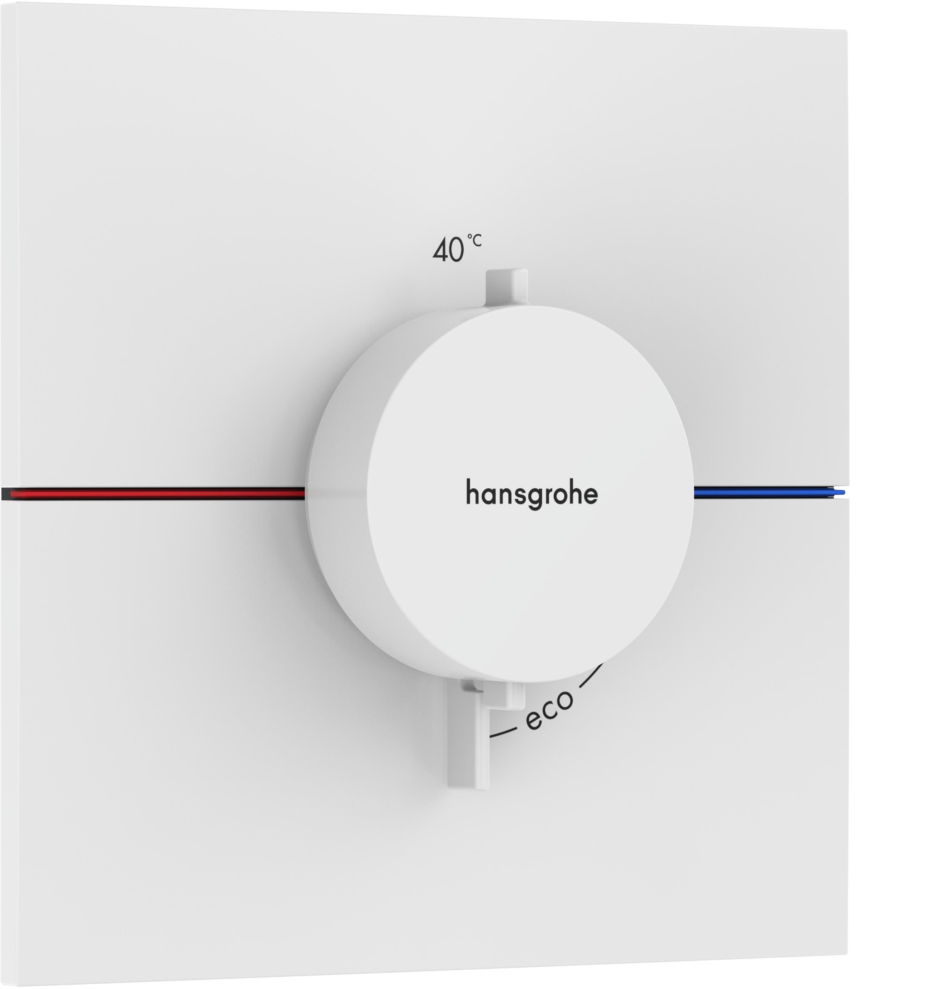 Hansgrohe ShowerSelect Comfort E grifo para ducha empotrado con termostato blanco 15574700