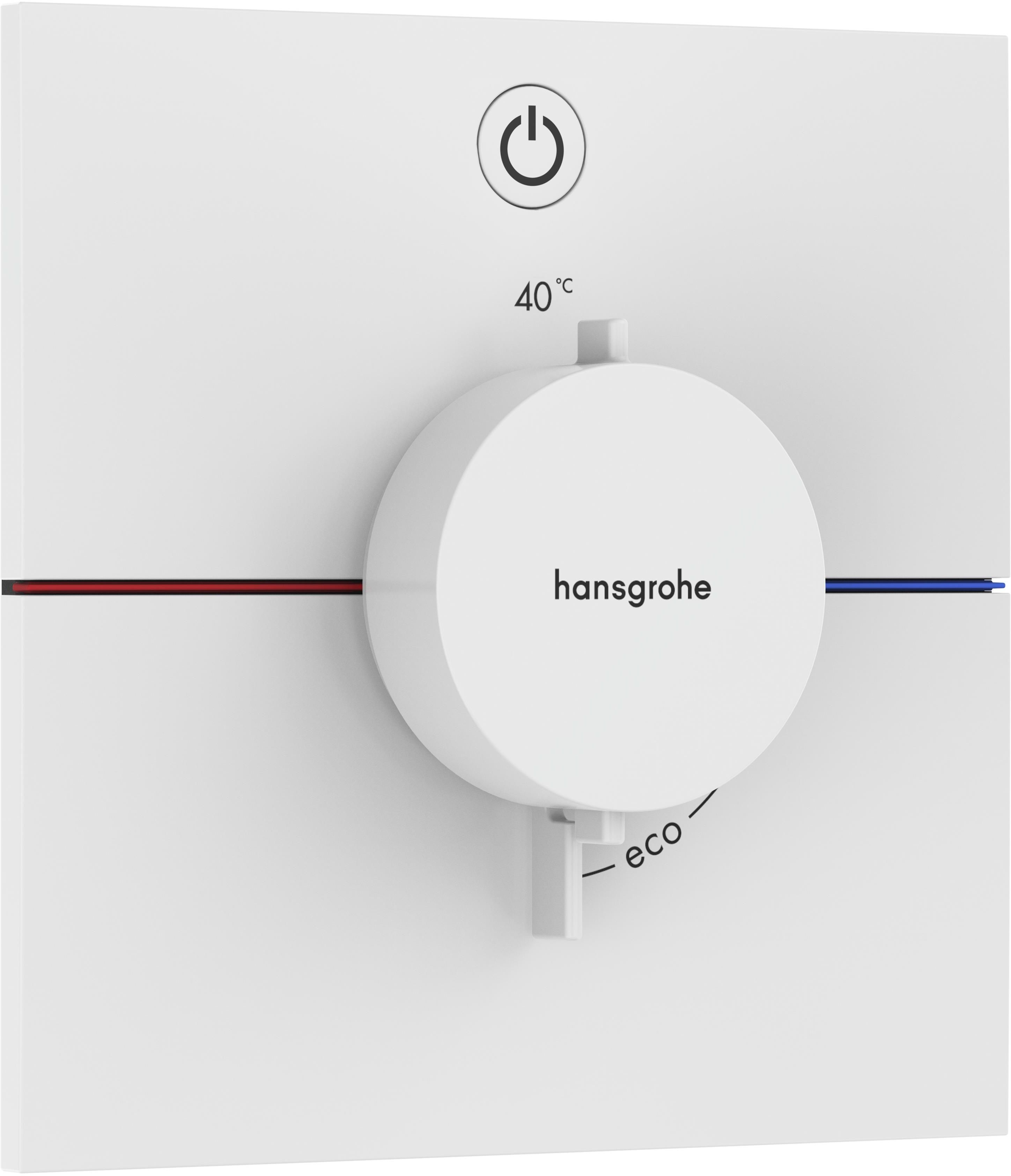 Hansgrohe ShowerSelect Comfort E grifo para ducha empotrado con termostato blanco 15571700