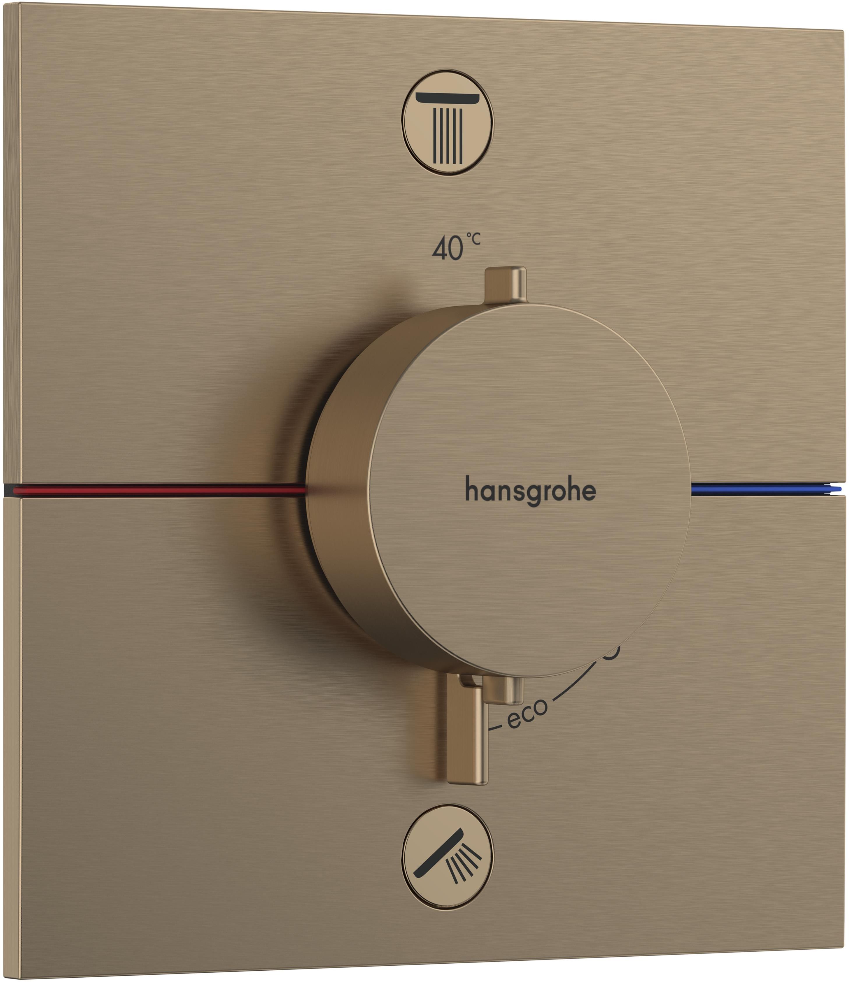 Hansgrohe ShowerSelect Comfort E grifo de bañera y ducha empotrado con termostato || 15572140