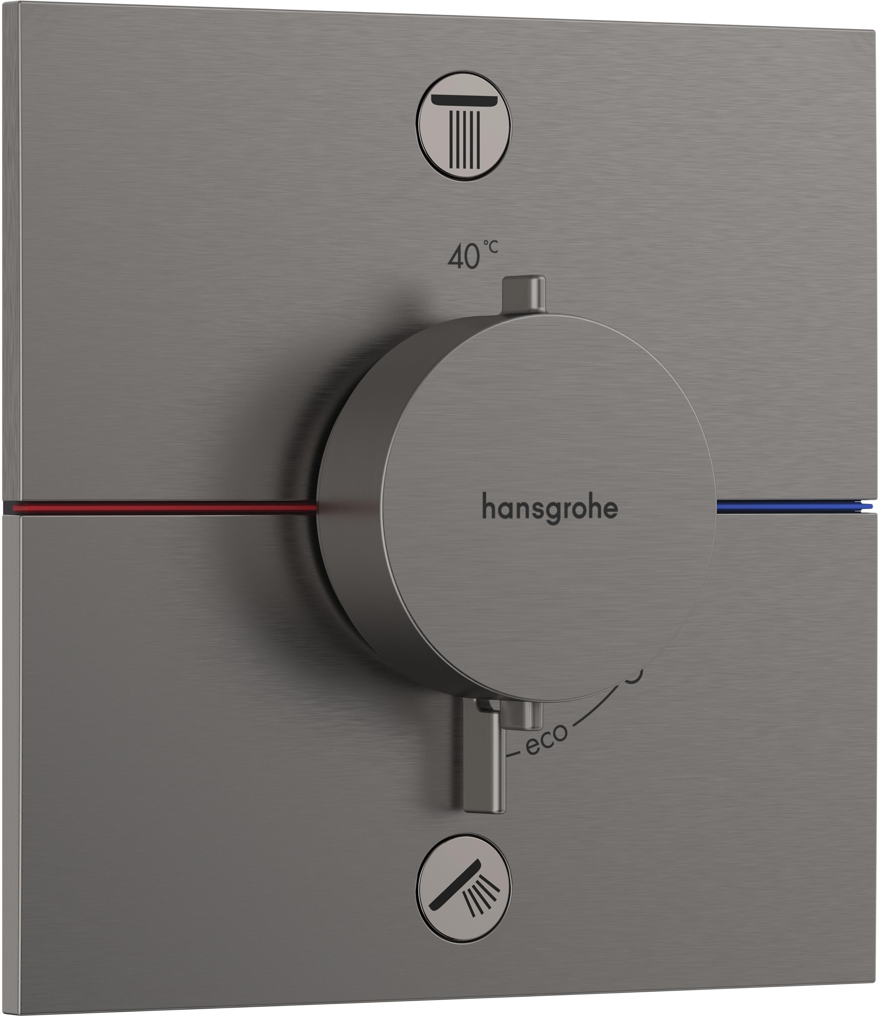 Hansgrohe ShowerSelect Comfort E grifo de bañera y ducha empotrado con termostato cromo 15572340