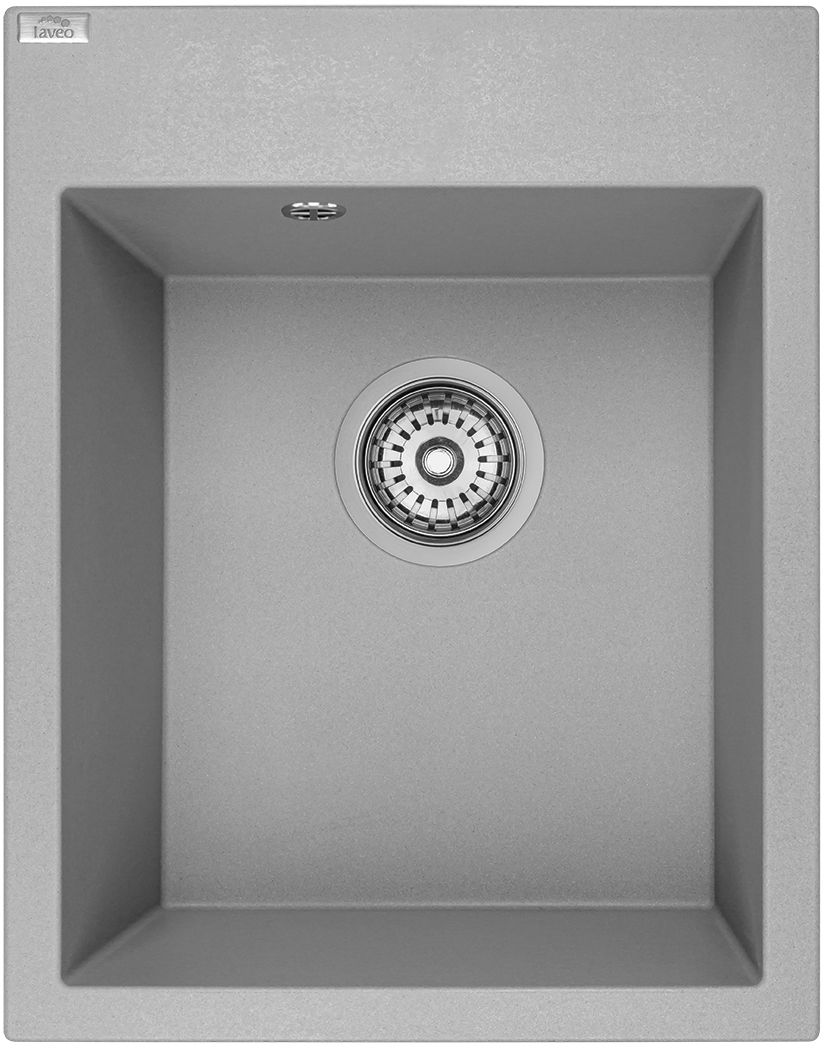 Laveo Monchichi fregadero de granito 50x39 cm gris/grafito/ónix SBO510Y