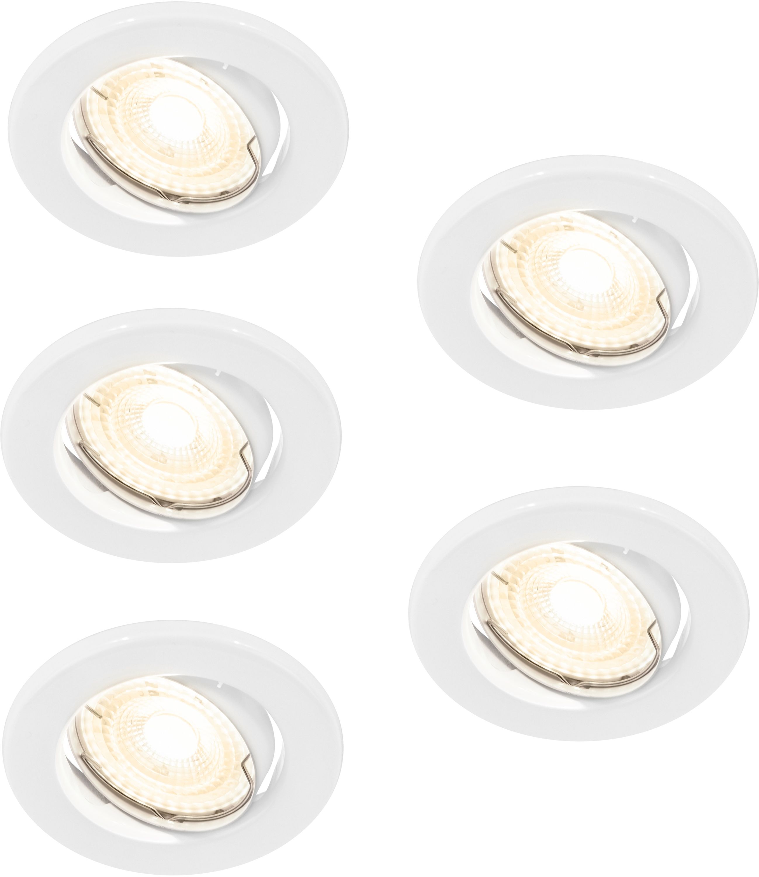 Nordlux Canis lámpara empotrada 5x4.7 W blanco 49750101