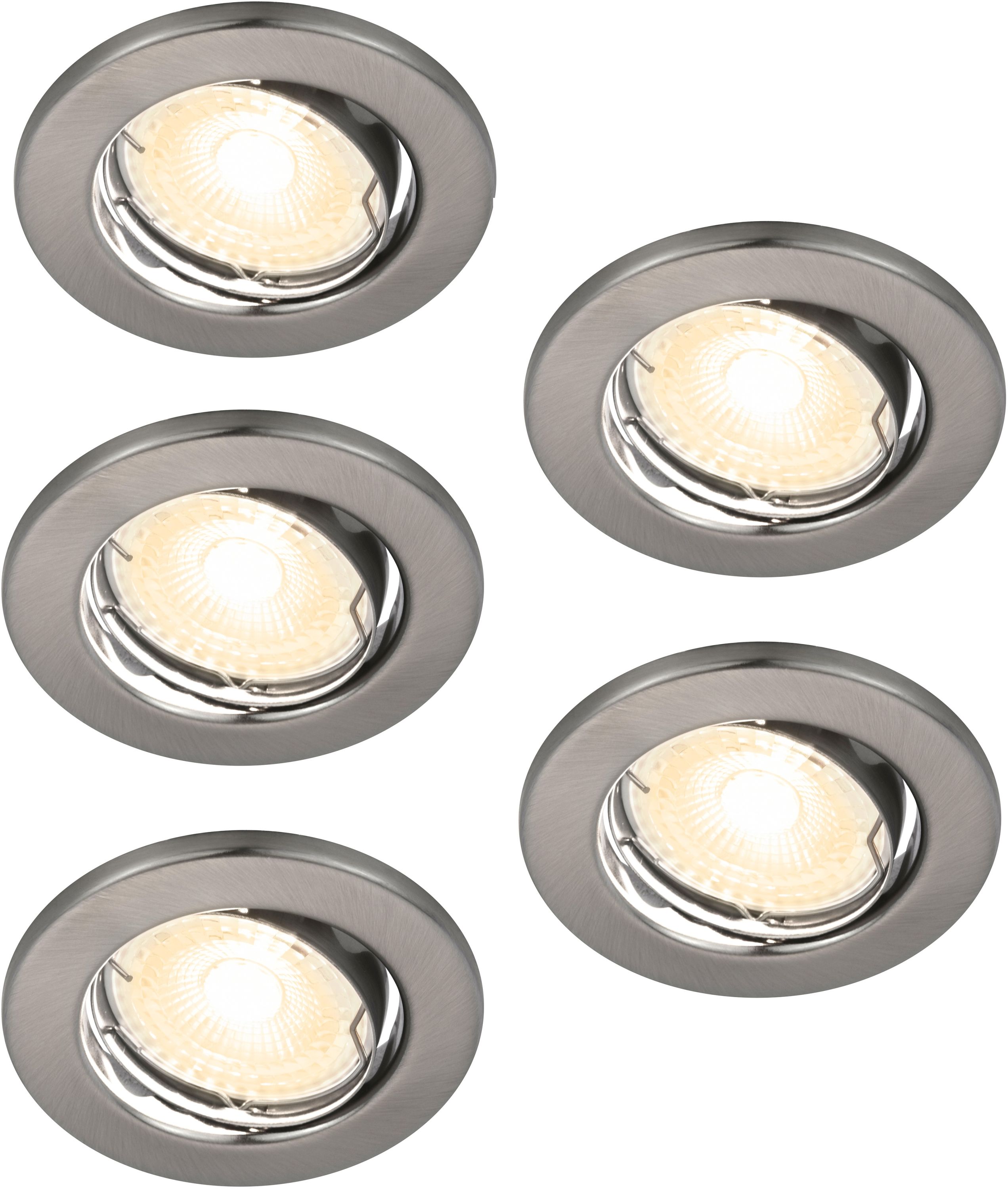 Nordlux Canis lámpara empotrada 5x3.1 W níquel 49310155