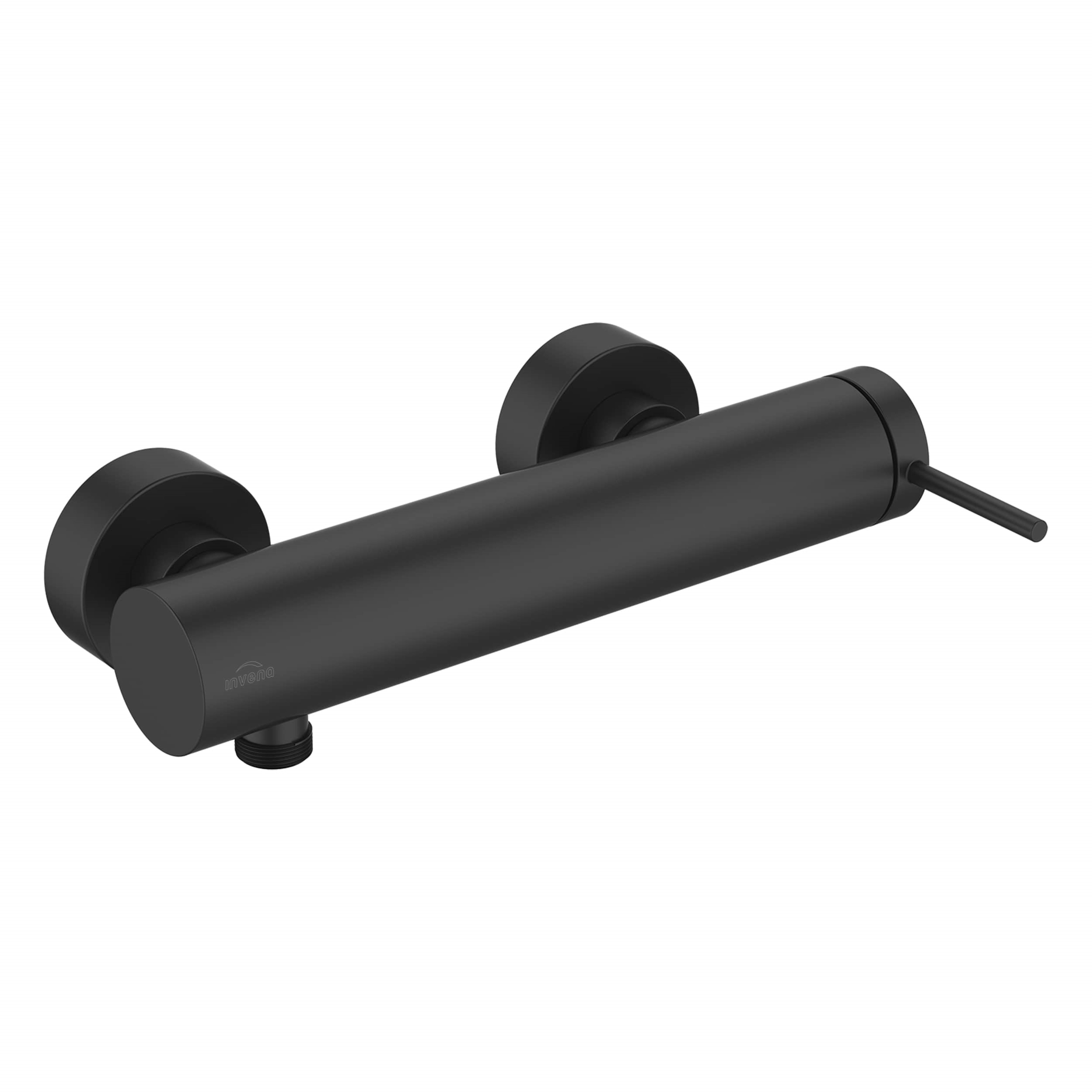 Invena Kalitea grifo para ducha a pared negro BN72004