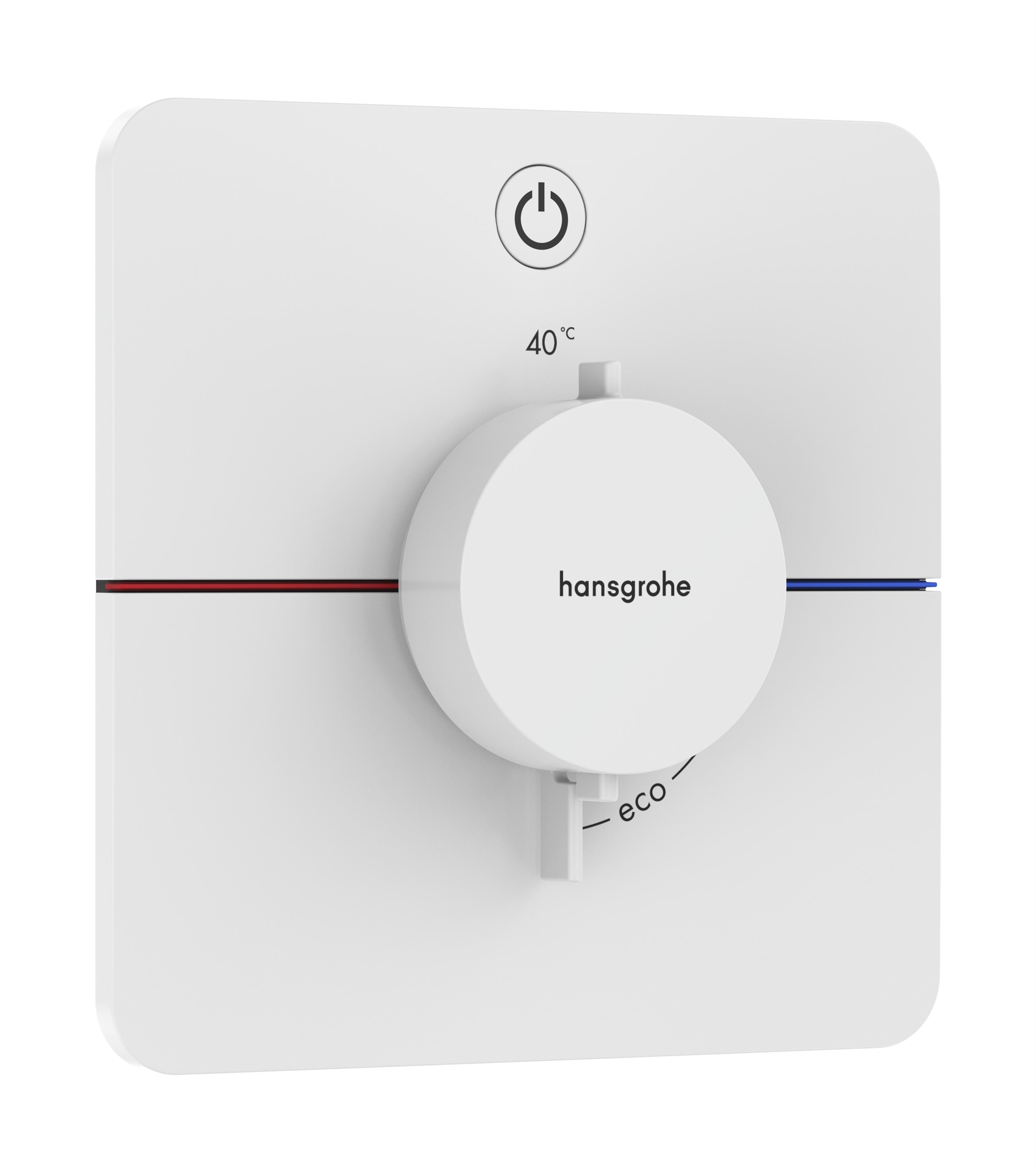 Hansgrohe ShowerSelect Comfort Q grifo para ducha empotrado con termostato blanco 15581700