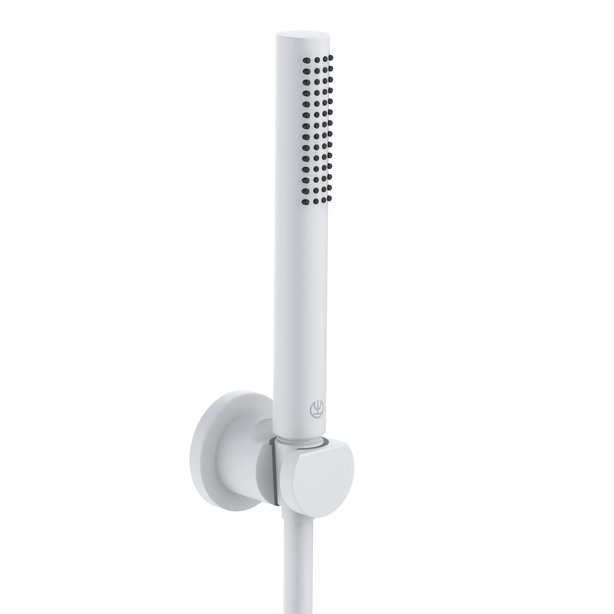 Kludi Nova Fonte Puristic conjunto de ducha a pared blanco 2085053-15