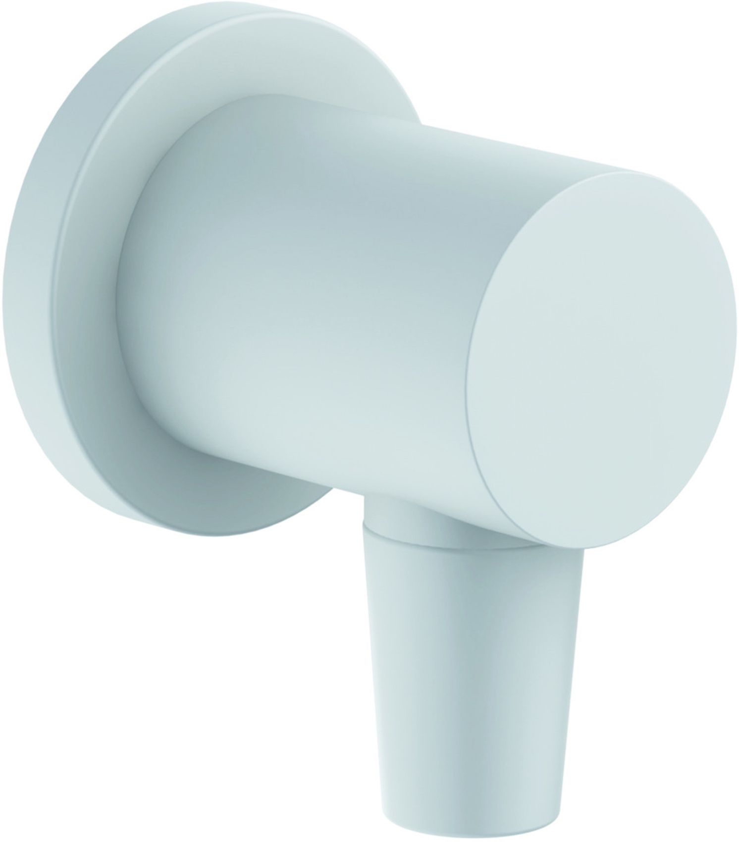 Kludi Nova Fonte Puristic codo de conexión a pared blanco 2054353-15