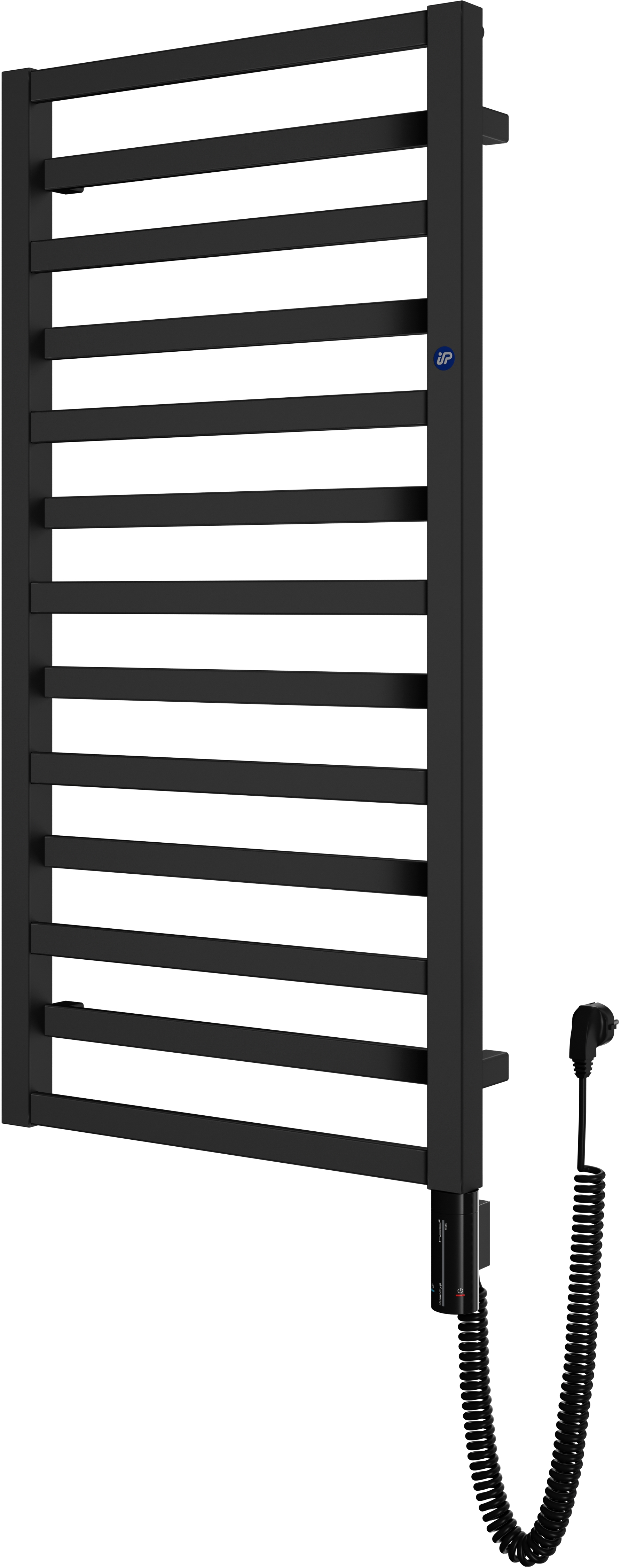 Instal Projekt Poppy Electro radiador eléctrico 163x40 cm negro PPYE-40/160C31+GH-06C2