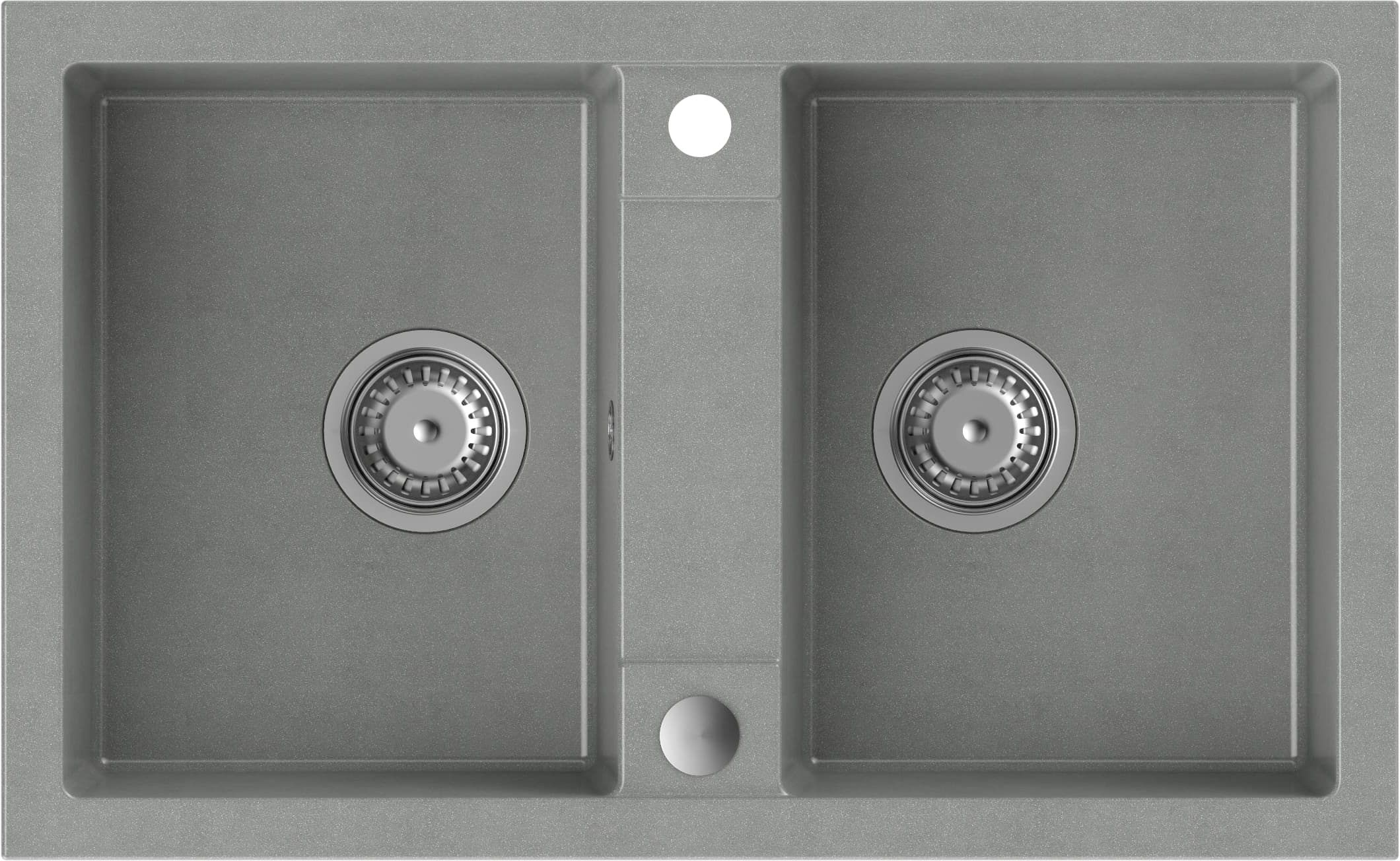 Quadron Denzel fregadero graniteq 78x48 cm gris/grafito/ónix HDQ27848SZK