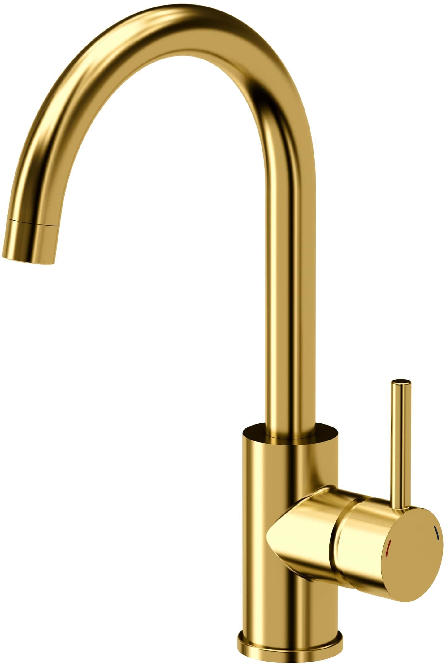 Quadron Naomi grifo de cocina de pie oro/oro arcaico 3323502PVDBSG1