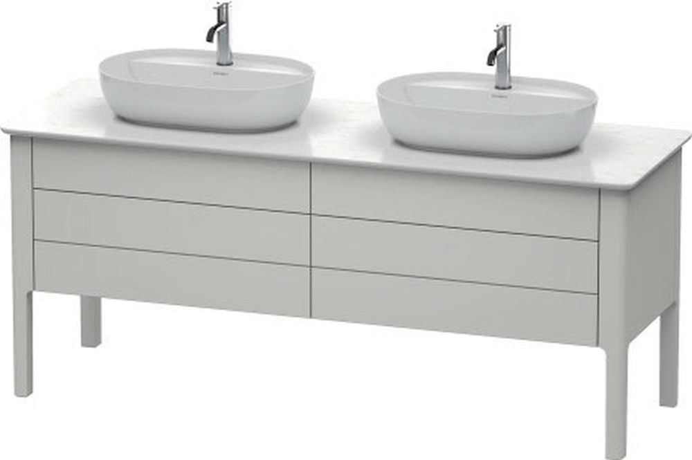 Duravit Luv armario 173.3x57x74.3 cm de pie, para lavabo blanco LU9567B3939