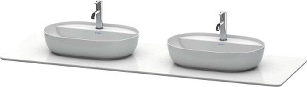 Duravit Luv encimera sobre armario 178.3x59.2 cm blanco LU9467B1717