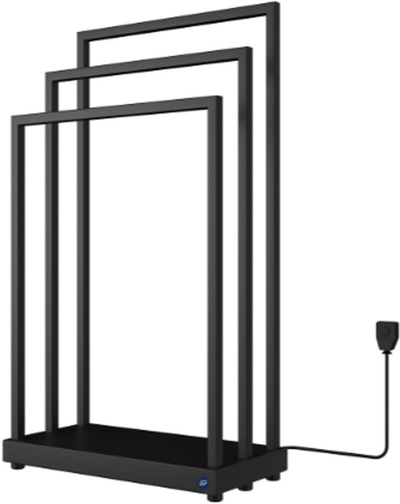 Instal Projekt Mobilo Electro 2 radiador eléctrico 90x50 cm negro MOBE2-50/90C31