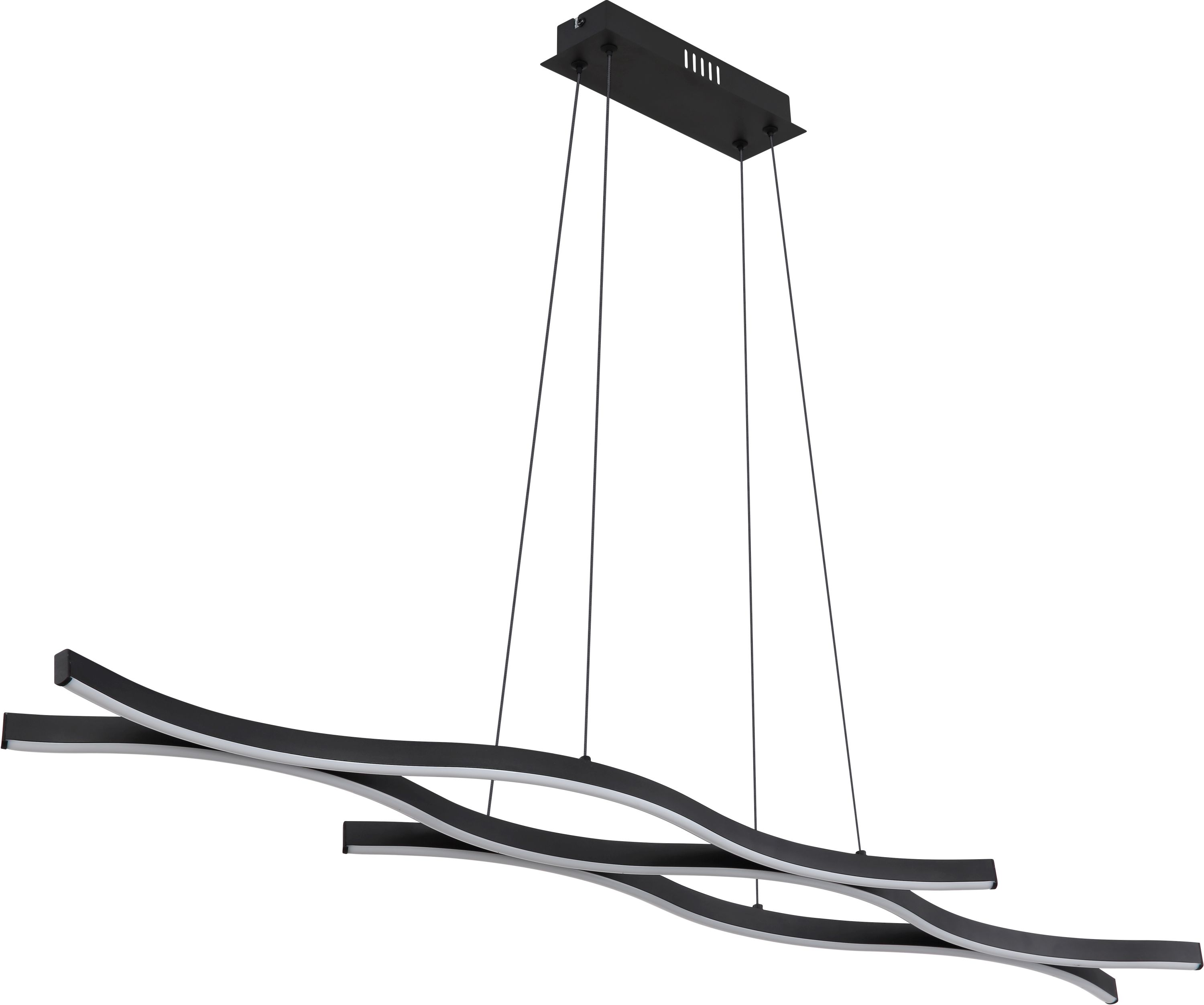 Globo Lighting Geronimo lámpara colgante 3x35 W negro 67206H