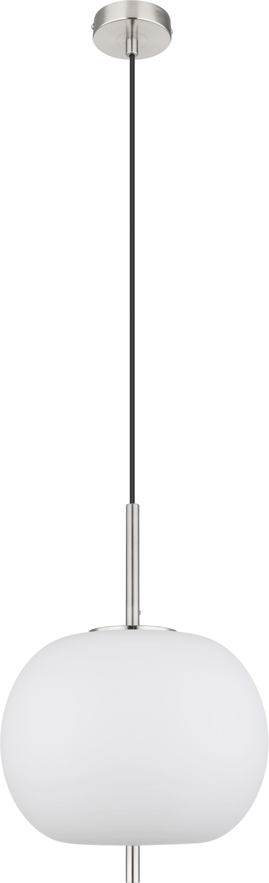 Globo Lighting Blacky I lámpara colgante 1x60 W blanco-níquel 15345H1NO