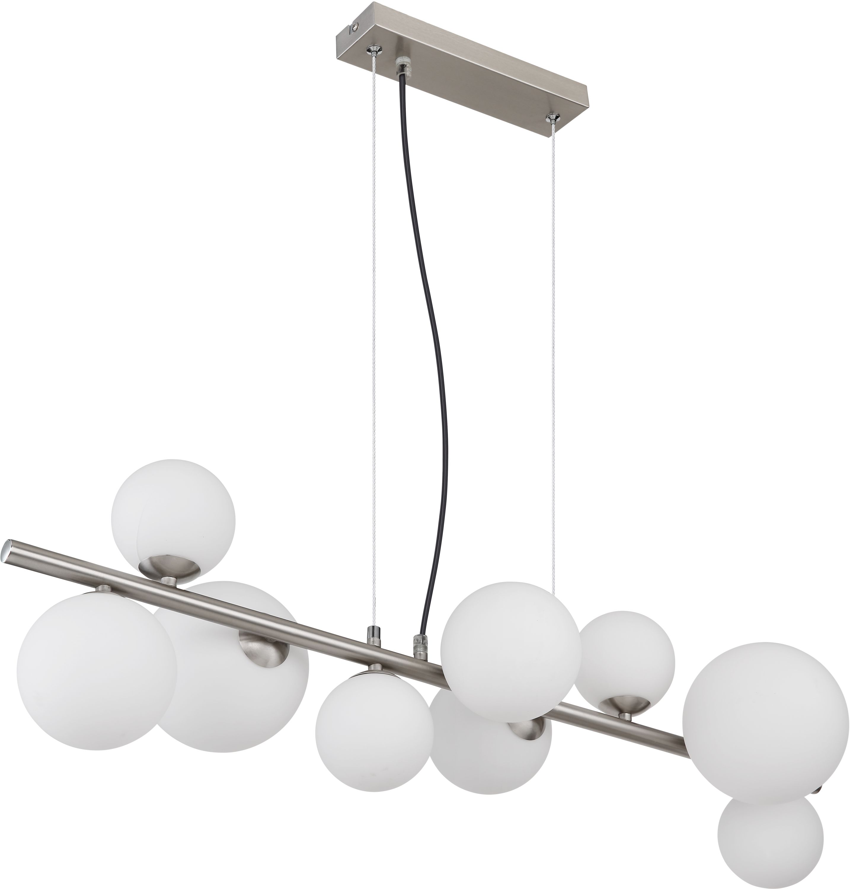 Globo Lighting Riha lámpara colgante x3.5 W blanco-níquel 56140-9H
