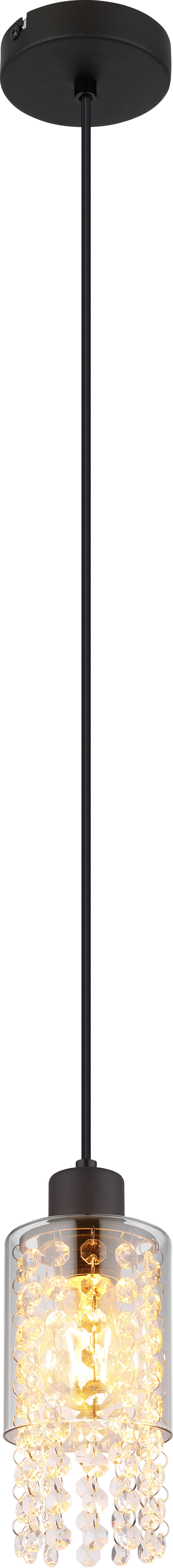 Globo Lighting Backey lámpara colgante 1x40 W negro-humado 15799H