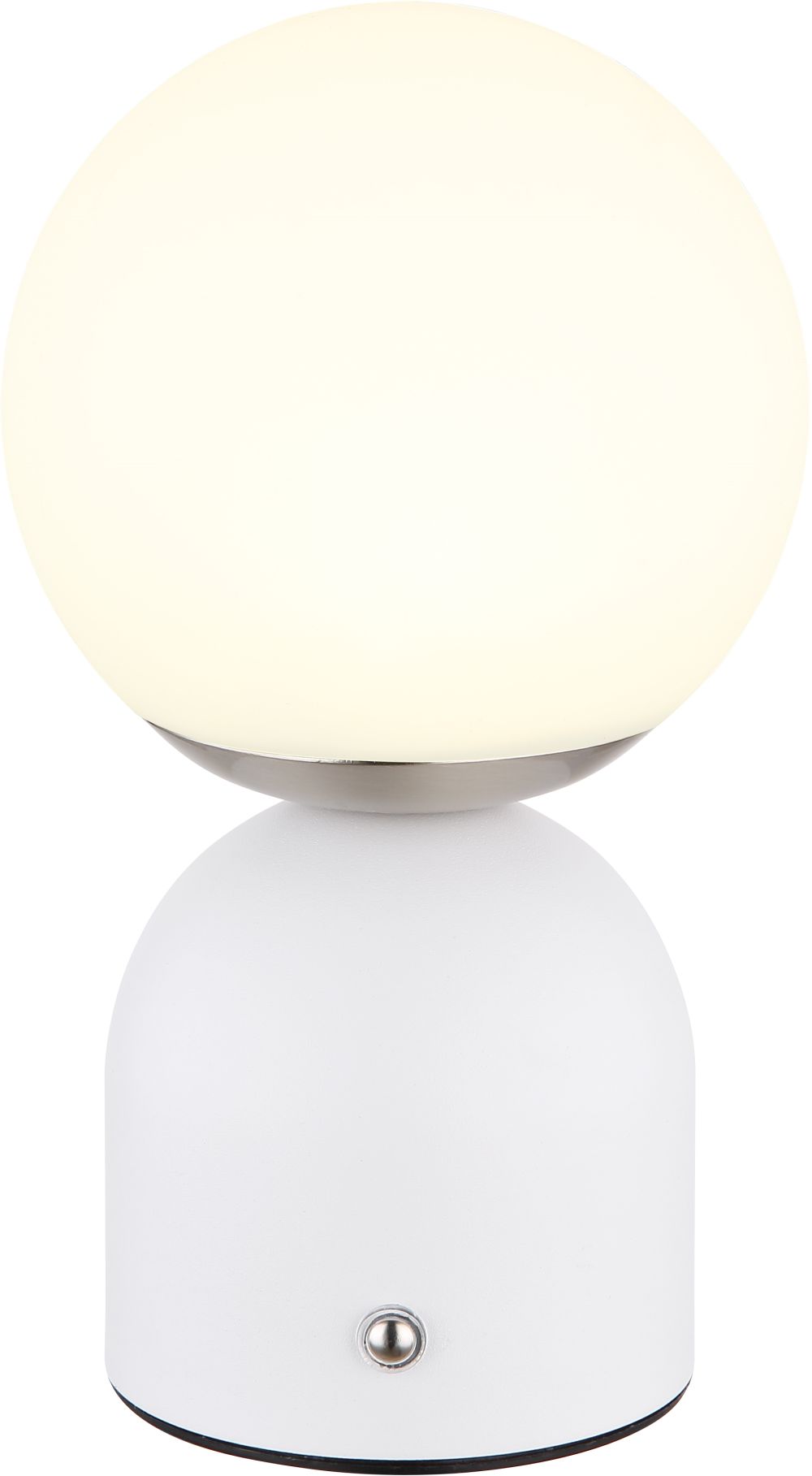 Globo Lighting Julsy lámpara de sobremesa 1x2.5 W blanco-níquel 21006W