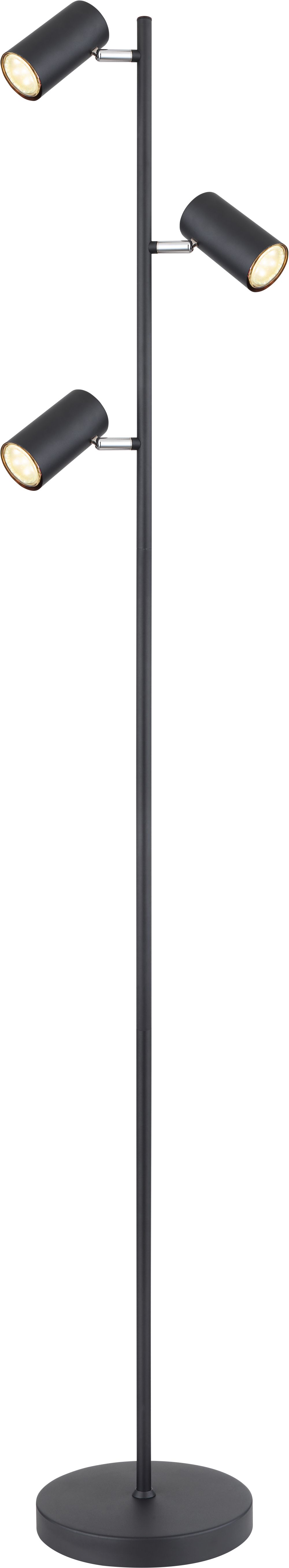 Globo Lighting Robby lámpara de pie 3x5 W negro 57910SB