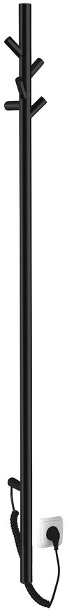 Sapho Pasador radiador eléctrico 150x15 cm negro ER175BV