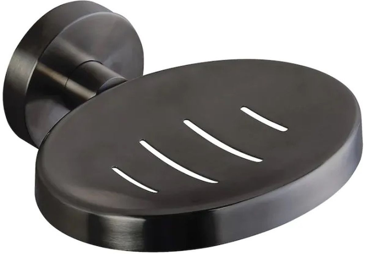 Stella Classic jabonera de pared negro 07.421-B