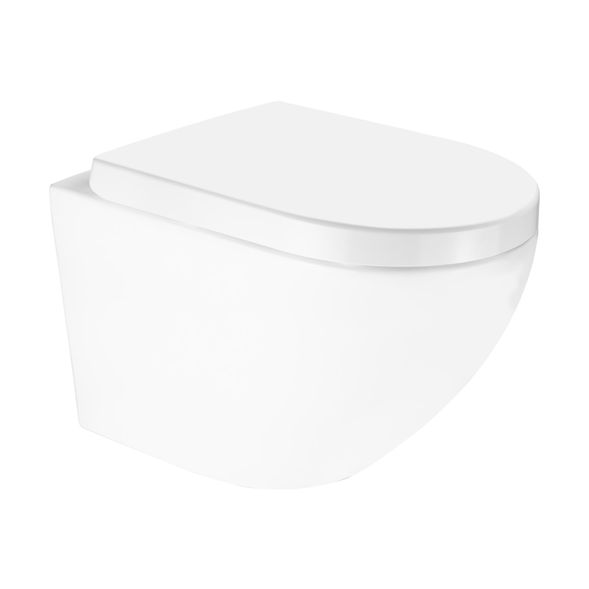 Conjunto taza de inodoro Oltens Hamnes 42524000, tapa de inodoro Oltens Hamnes 45113000