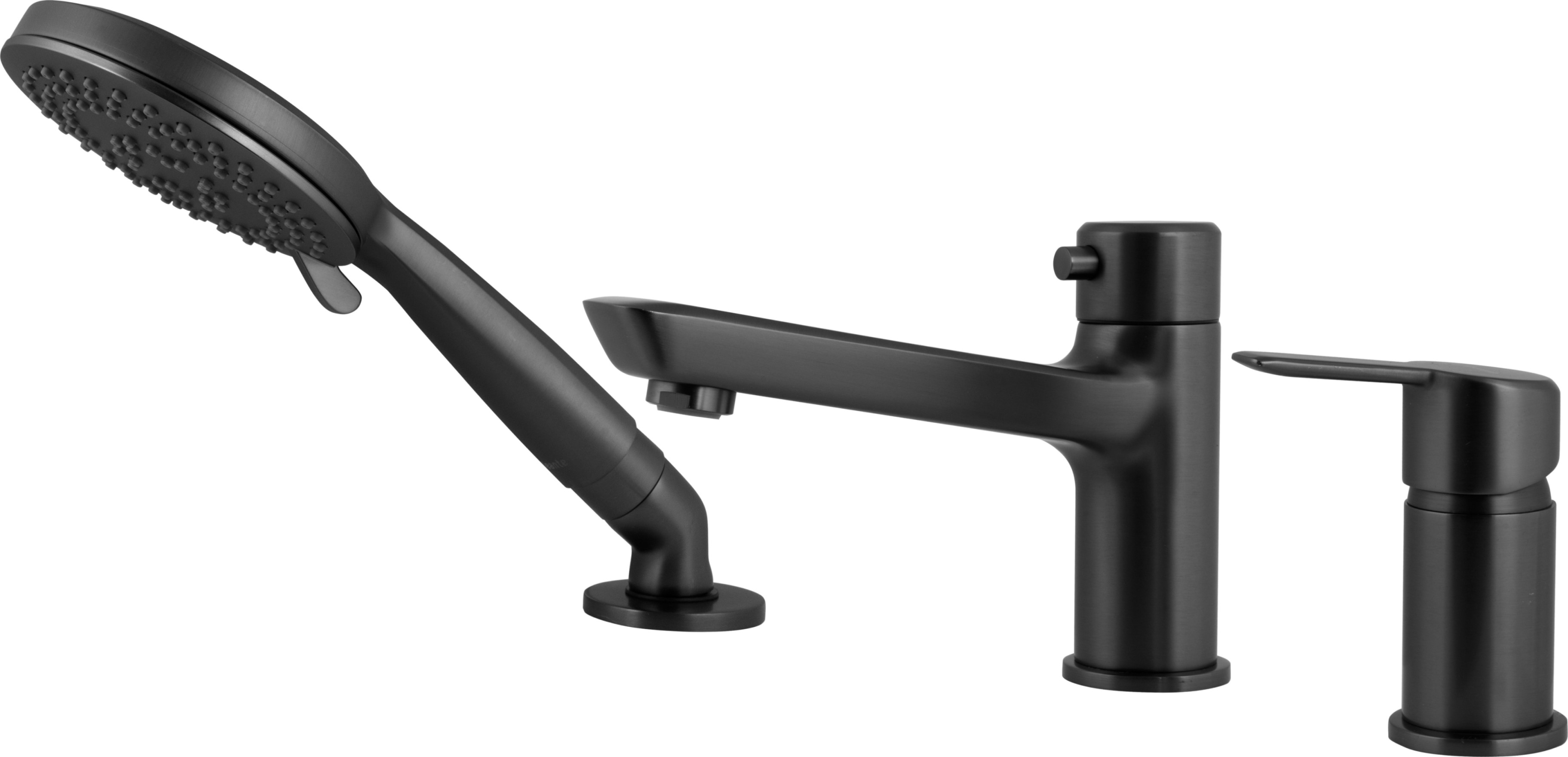 Deante Arnika grifo de bañera y ducha en bañera negro BQAN13M