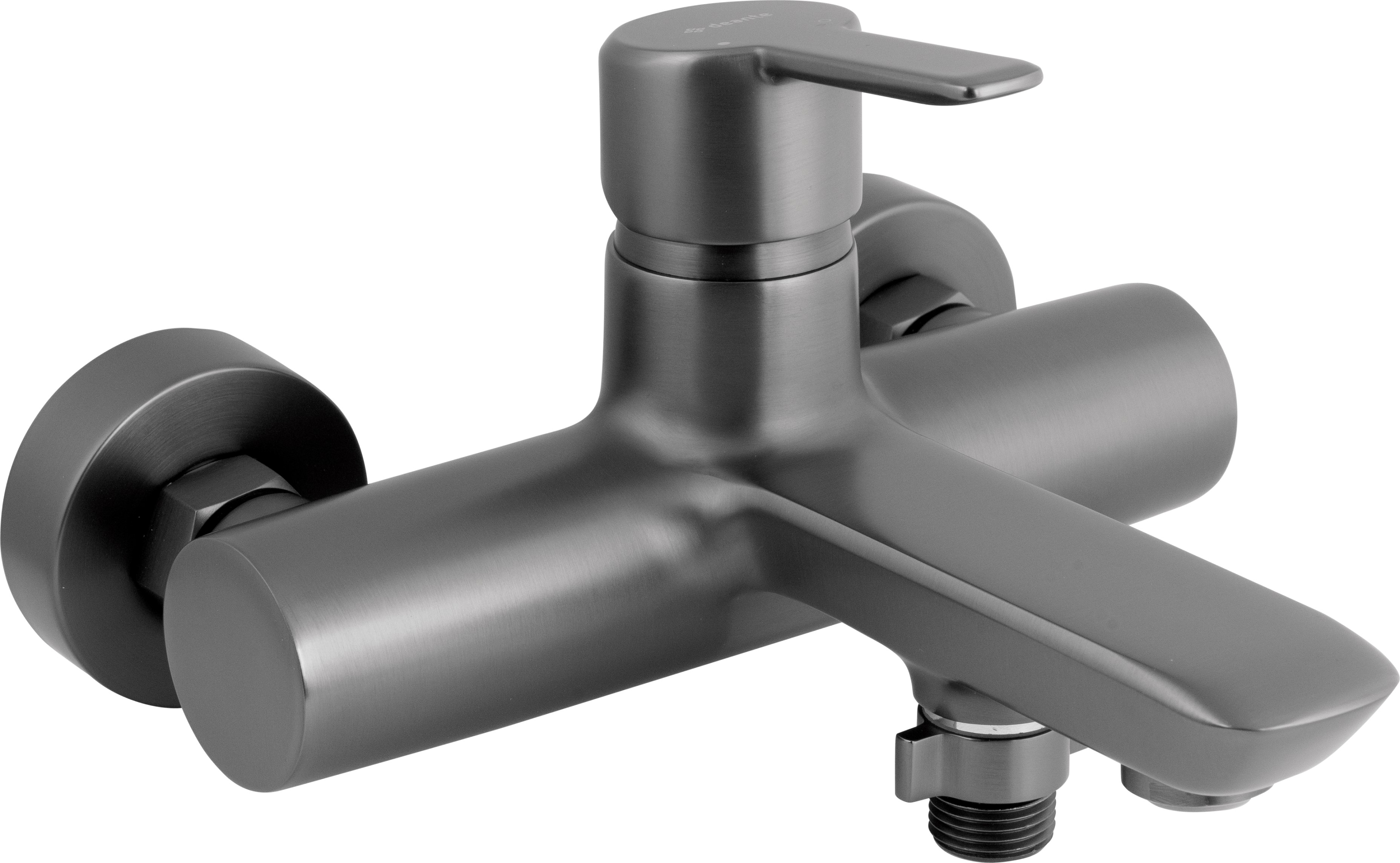 Deante Arnika grifo de bañera y ducha a pared grafito BQAD10N