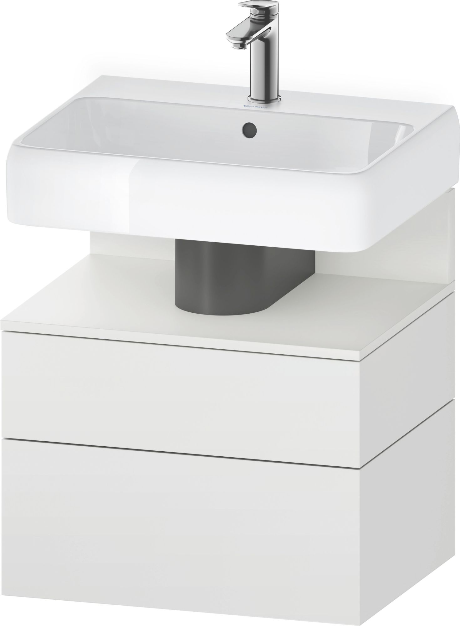 Duravit Qatego armario 59x47x59 cm suspendido, para lavabo blanco QA4393018180010