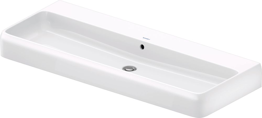 Duravit Qatego lavabo 120x47 cm rectangular para mueble blanco 2382120028