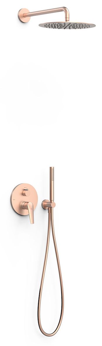 Tres Fuji conjunto de ducha empotrado con rociador con efecto lluvia || 28128004OPM