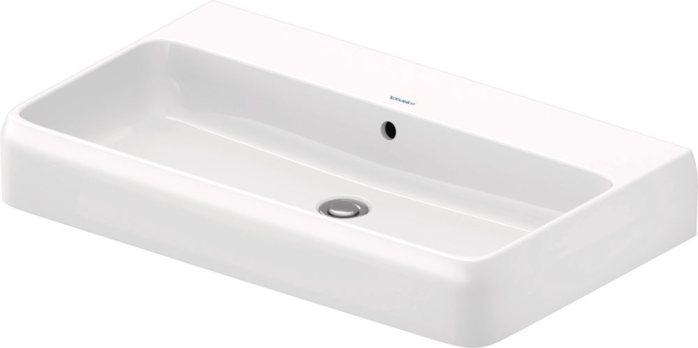Duravit Qatego lavabo 80x47 cm rectangular para mueble blanco 2382800028