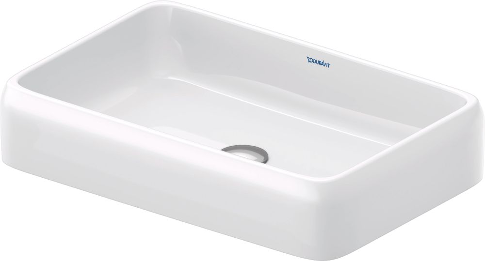 Duravit Qatego lavabo 60x40 cm rectangular para mueble blanco 2383600079