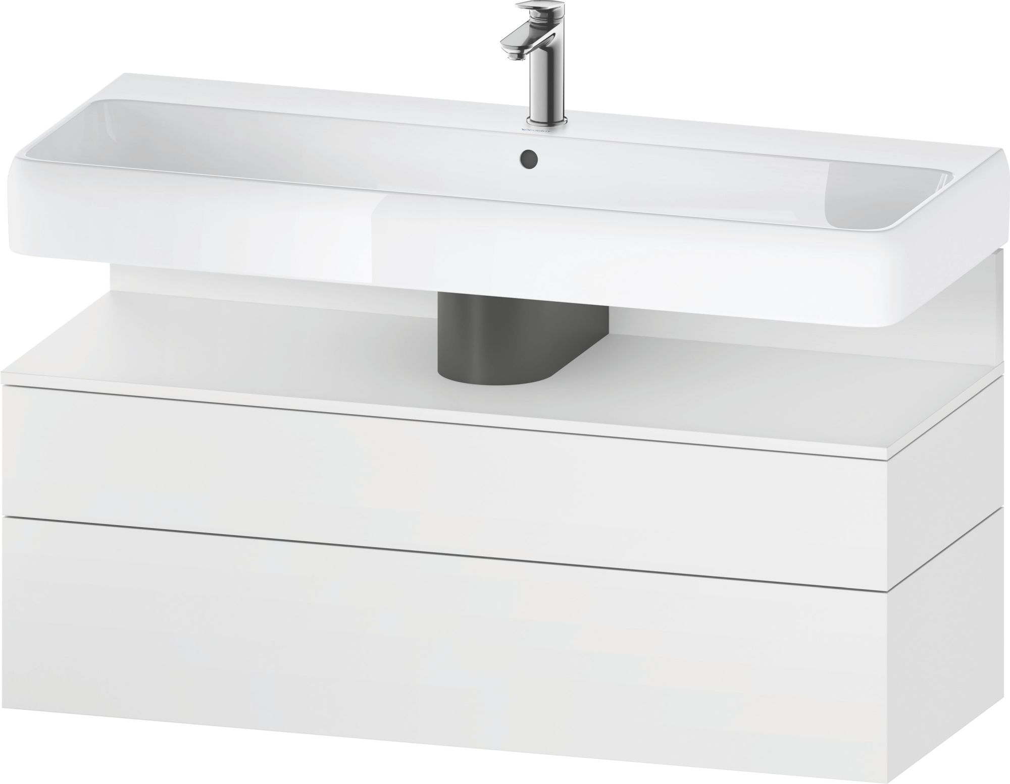 Duravit Qatego armario 119x47x59 cm suspendido, para lavabo blanco QA4396018180010
