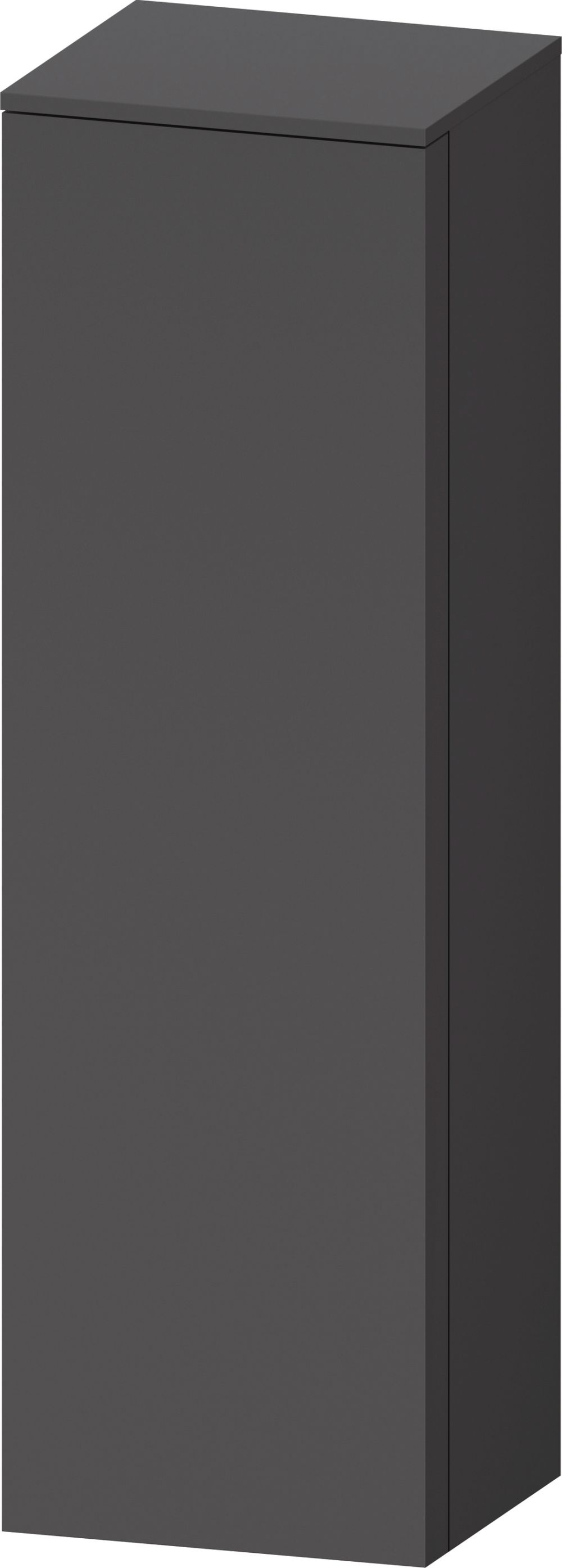 Duravit Qatego armario 40x36x132 cm suspendido, lateral grafito QA1345R49490000