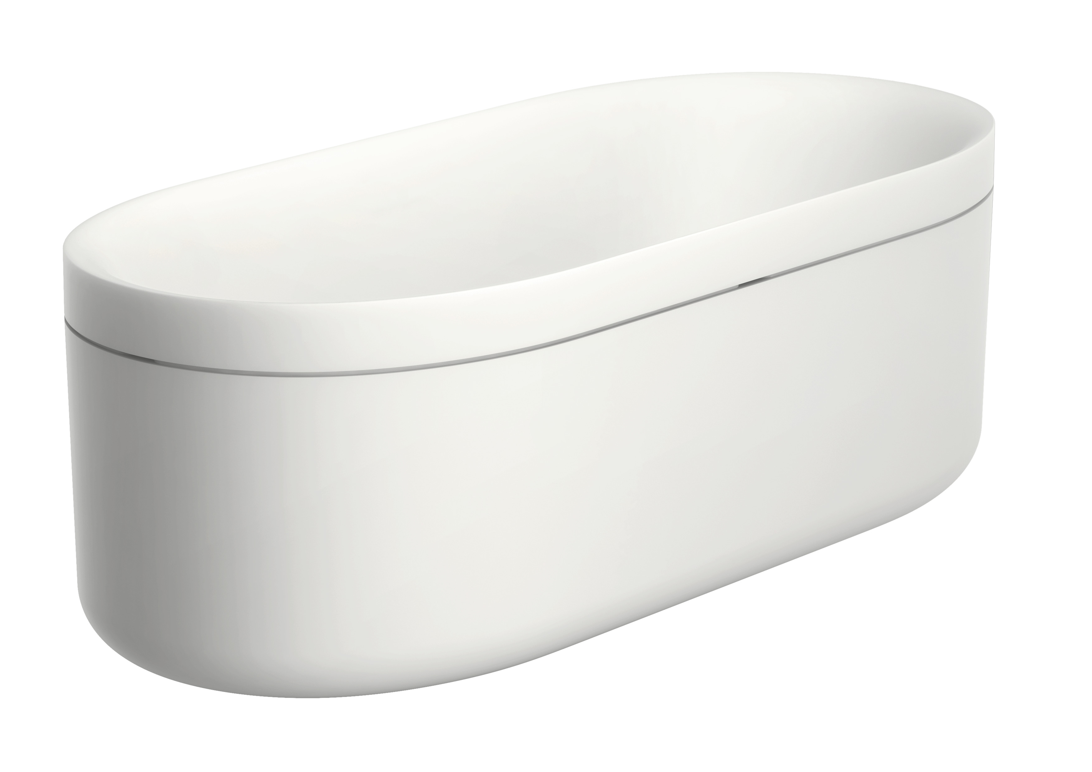 Axor Suite bañera exenta 188.4x82.7 cm oval blanco 42005000