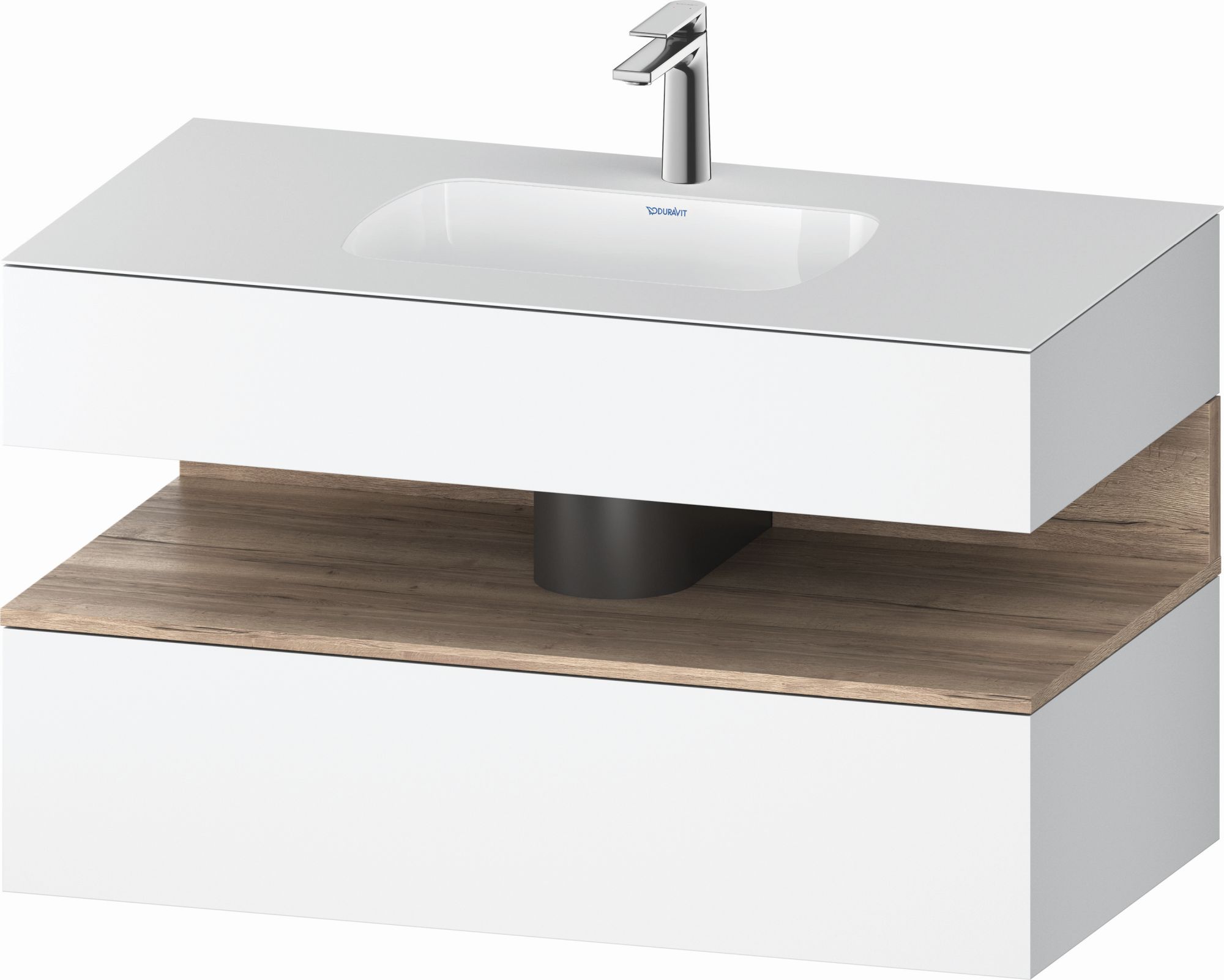 Duravit Qatego lavabo con mueble 100 cm blanco QA4786055180010