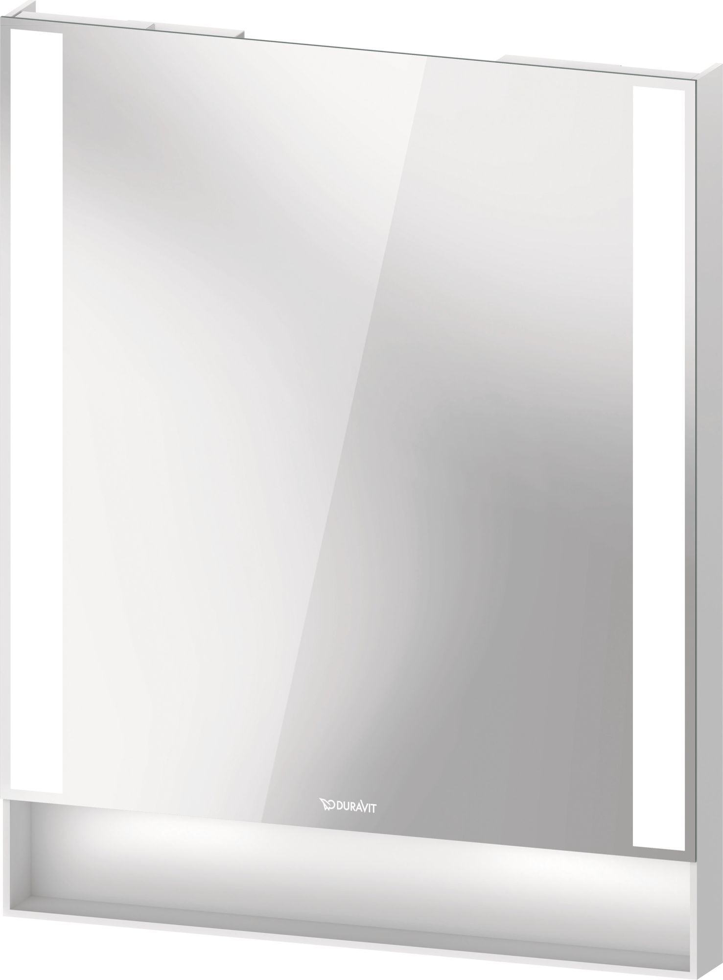 Duravit Qatego espejo 60x75 cm rectangular con iluminación blanco QA7081018180000