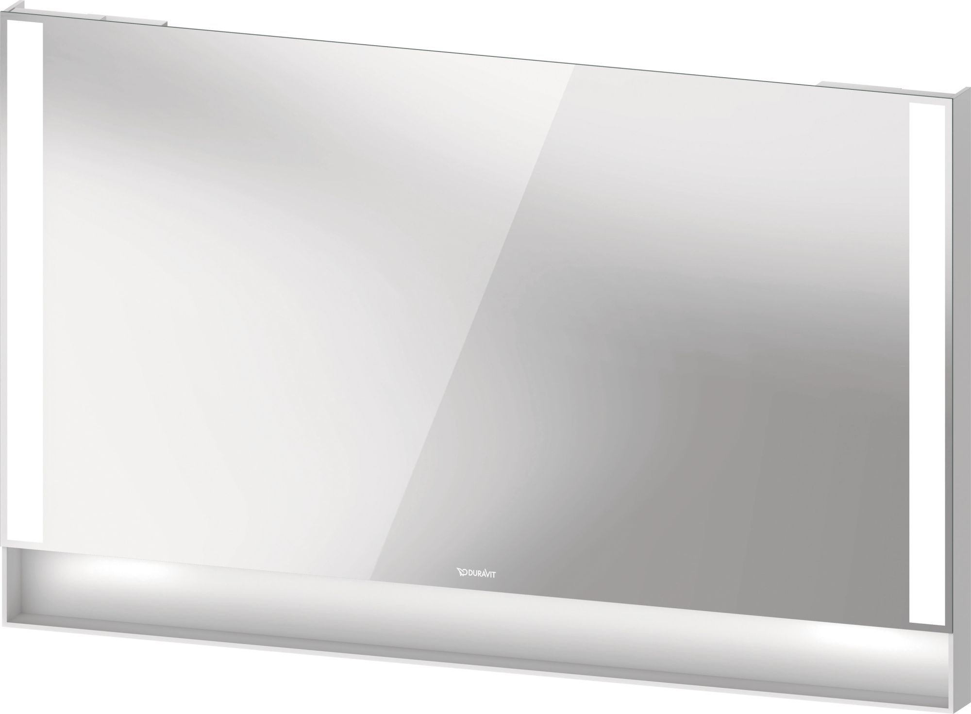 Duravit Qatego espejo 120x75 cm rectangular con iluminación blanco QA7084018180000
