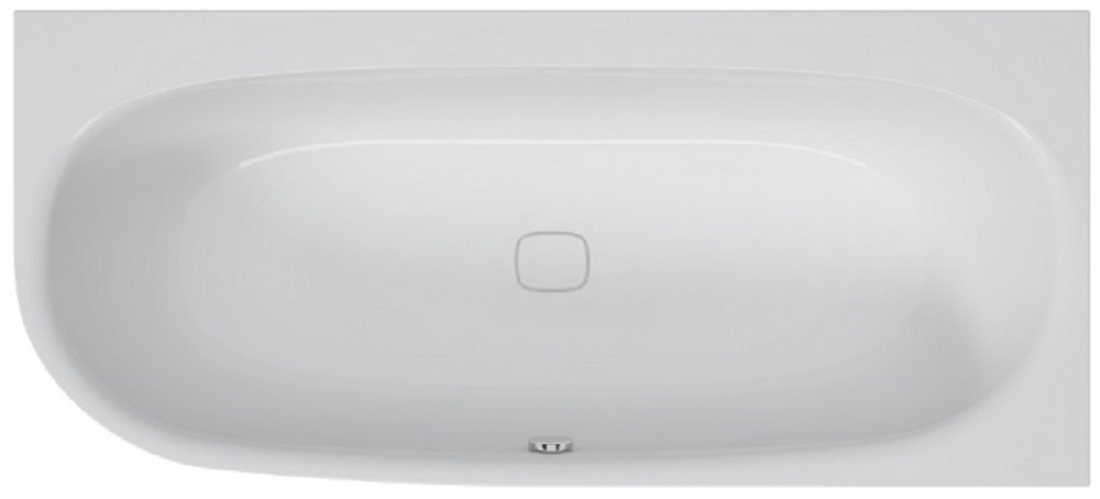 Hoesch iSensi bañera de esquina 160x75 cm derecha blanco 3976.010