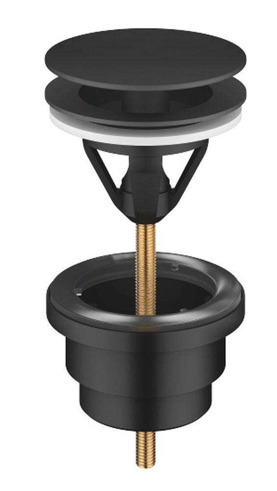 Dornbracht tapón para lavabo negro 10126970-33