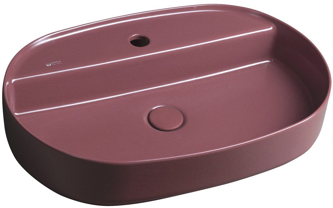 Isvea Infinity lavabo 60x40 cm oval sobre encimera 10NF65060-2R