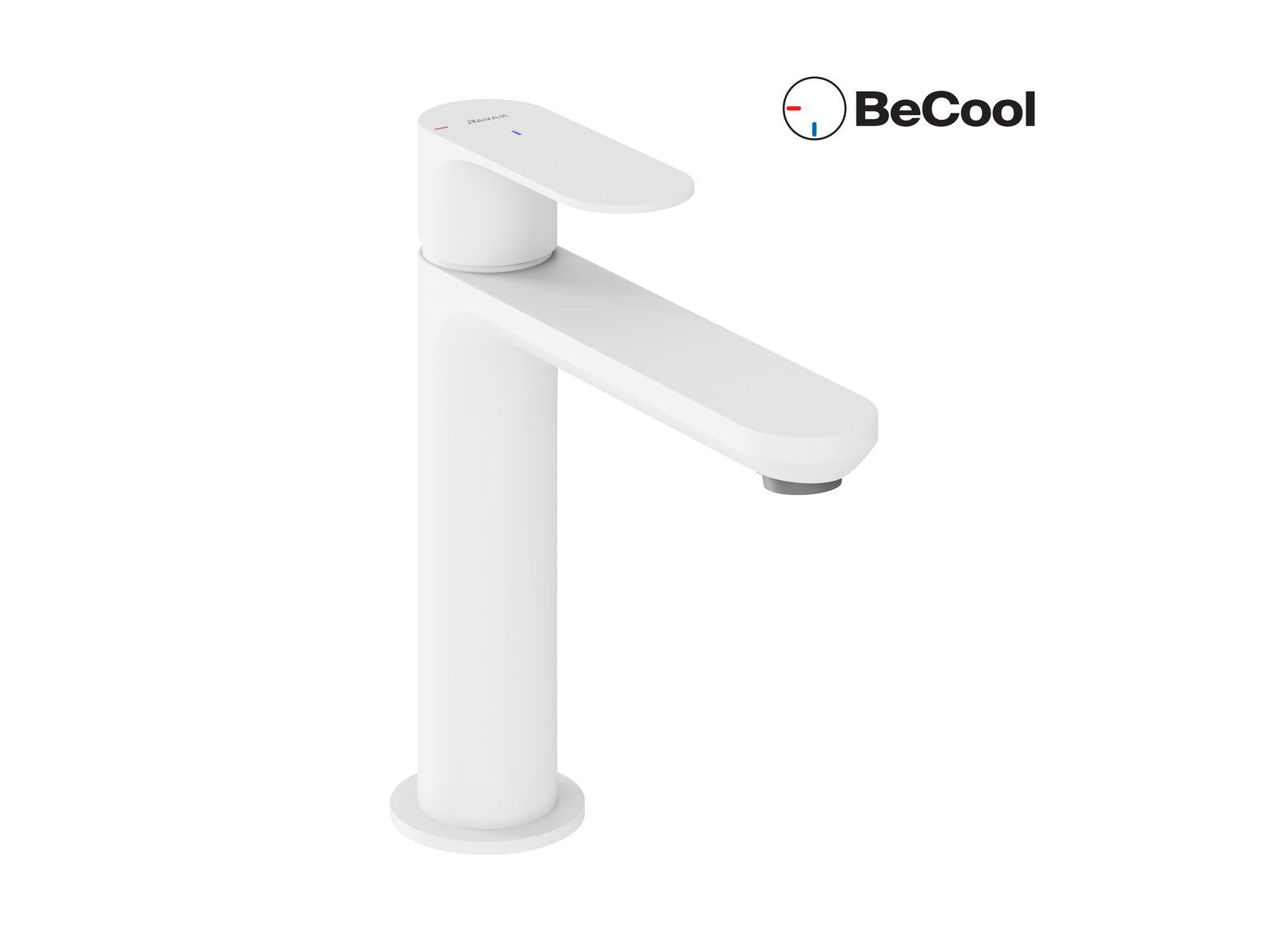 Ravak Eleganta grifo para lavabo de pie blanco X070410