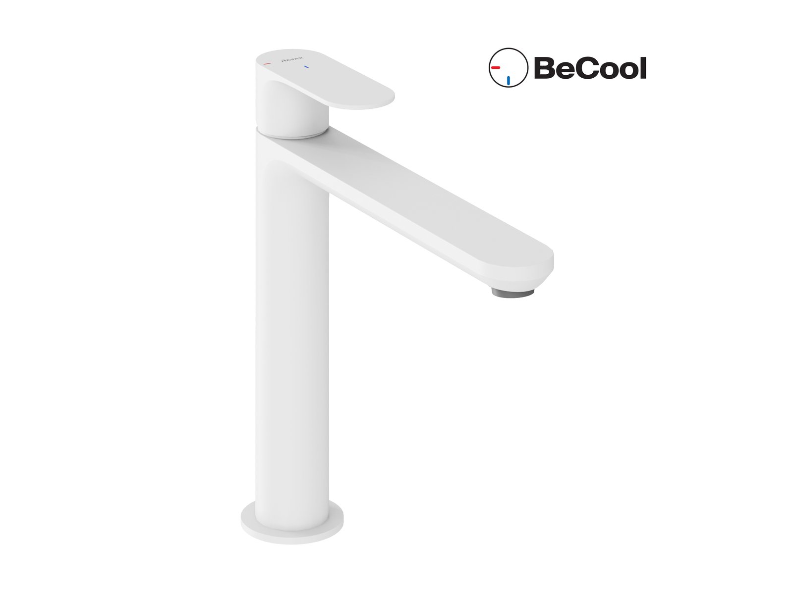 Ravak Eleganta grifo para lavabo de pie blanco X070415