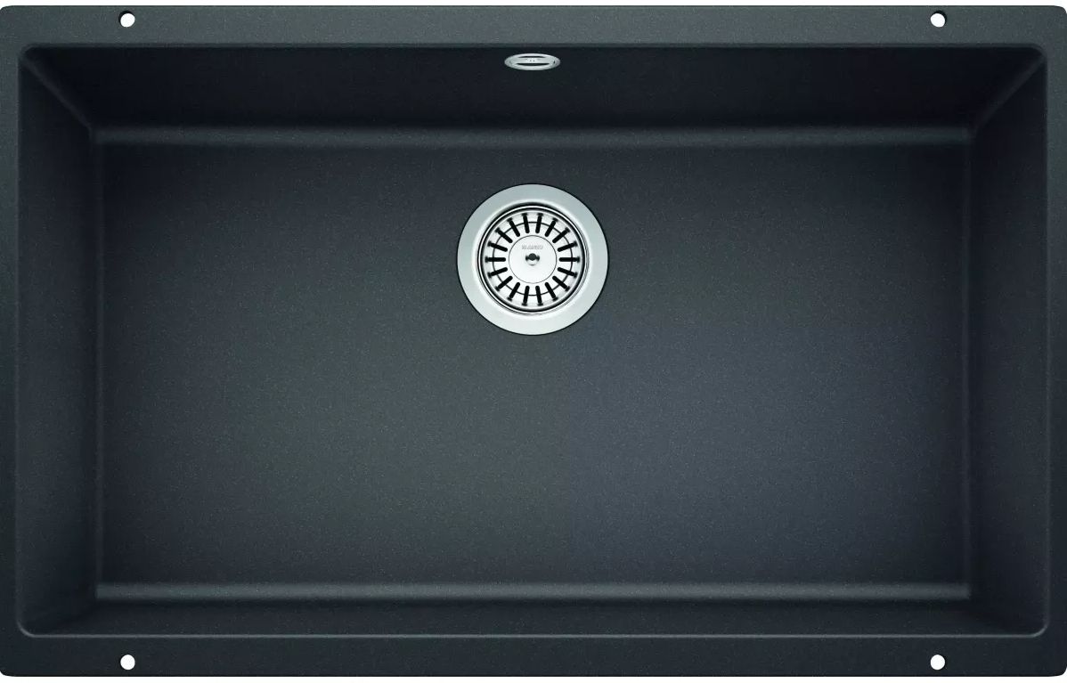 Blanco Rotan 700-U fregadero de granito 70x40 cm antracita 521344