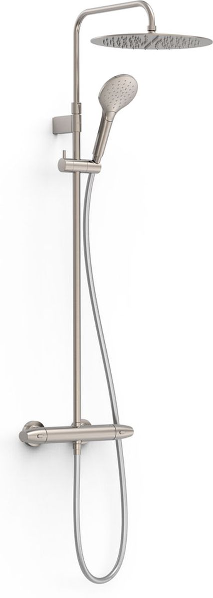 Tres Over-Wall conjunto de ducha a pared con termostato con rociador con efecto lluvia || 19038705AC