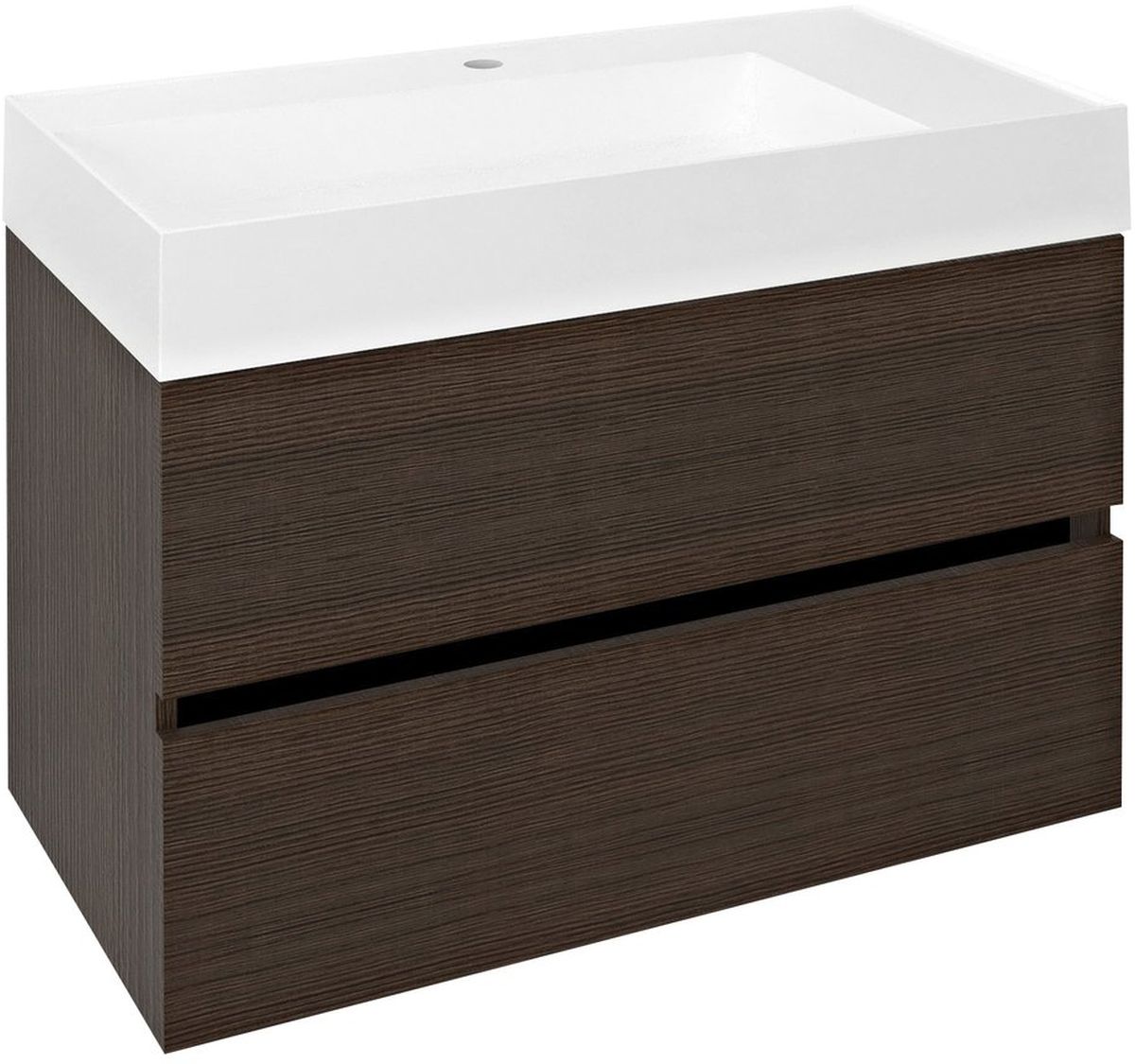 Sapho Odetta armario 82x43.5x50 cm suspendido, para lavabo madera DT085-1616