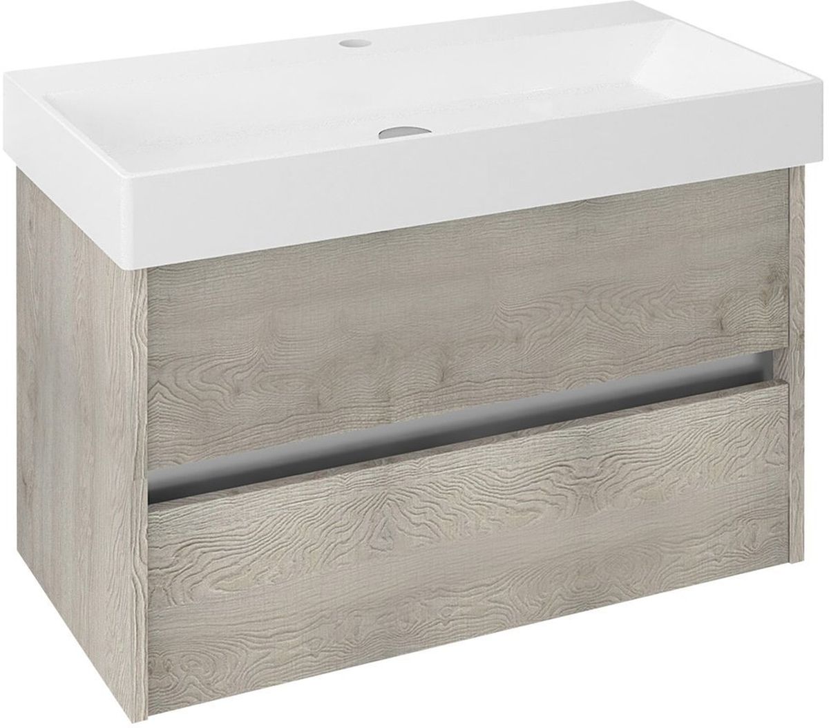 Sapho Nirona armario 82x43x51.5 cm suspendido, para lavabo roble-madera-beige NR085-1212