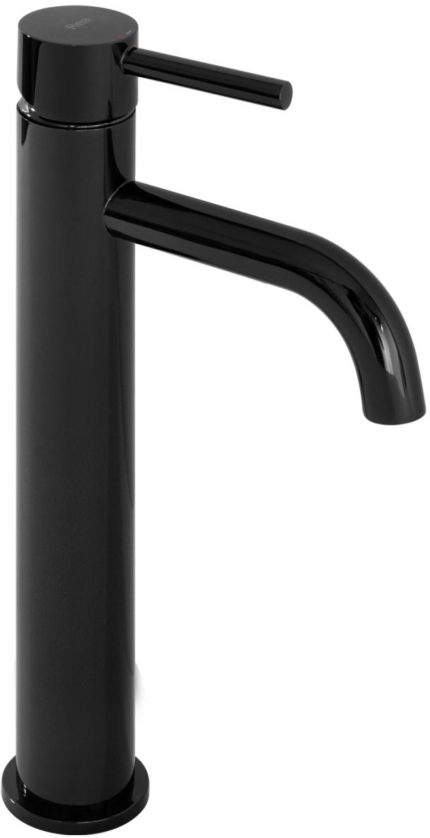 Rea Lungo grifo para lavabo de pie negro REA-B0662