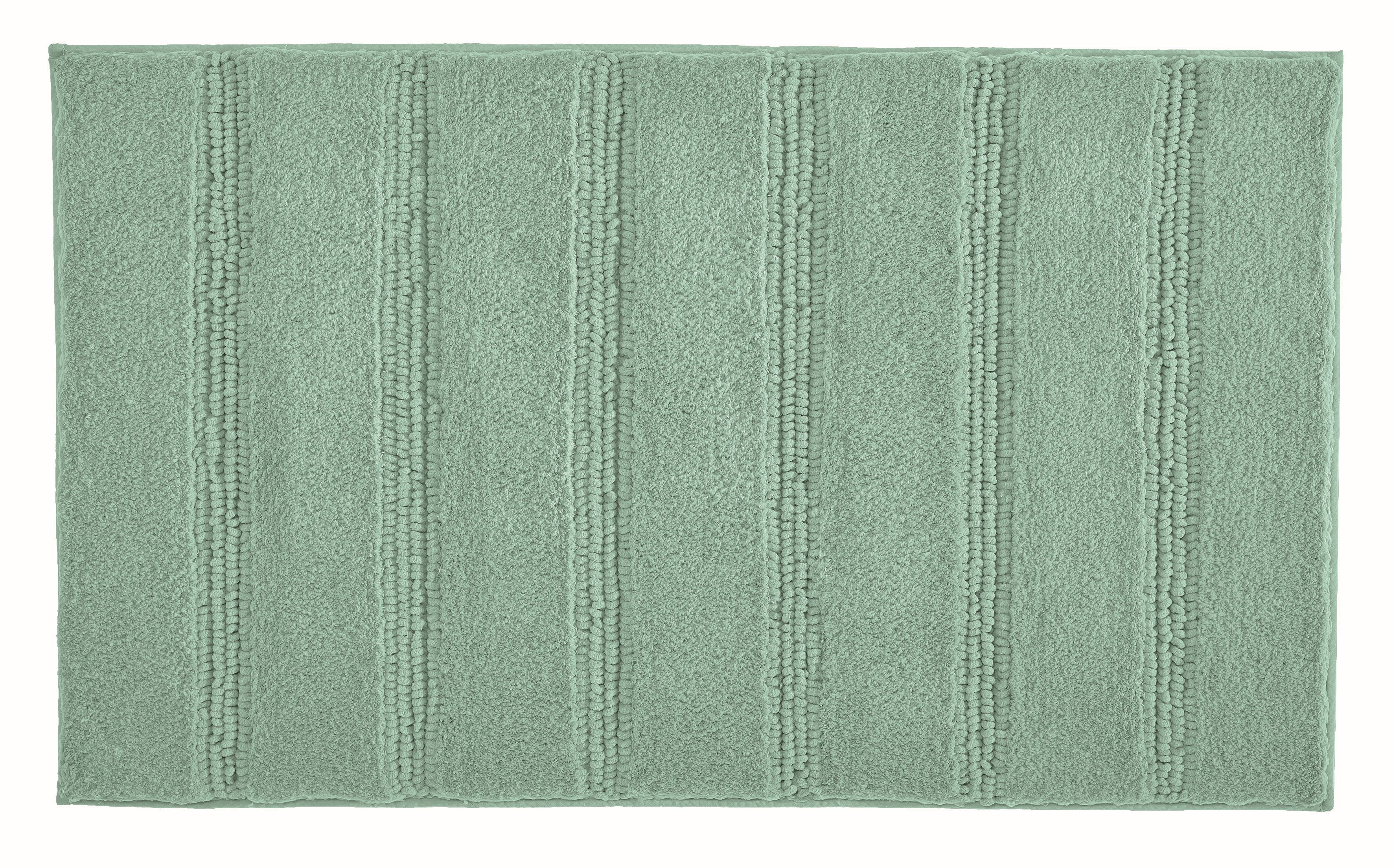 Kleine Wolke Monrovia alfombrilla para baño 100x60 cm rectangular verde 4094685360